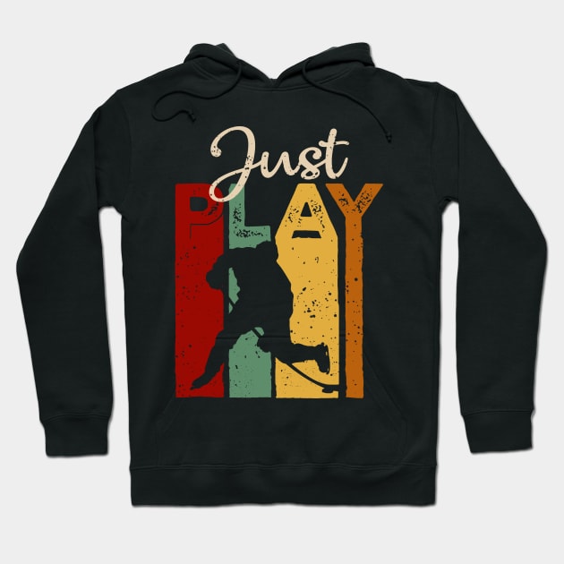 Just play hockey Vintage T-Shirt Gift Hoodie by TeeLovely